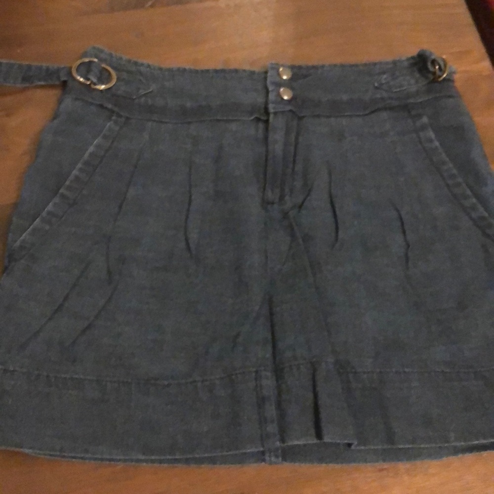 Gap jean mini skirt